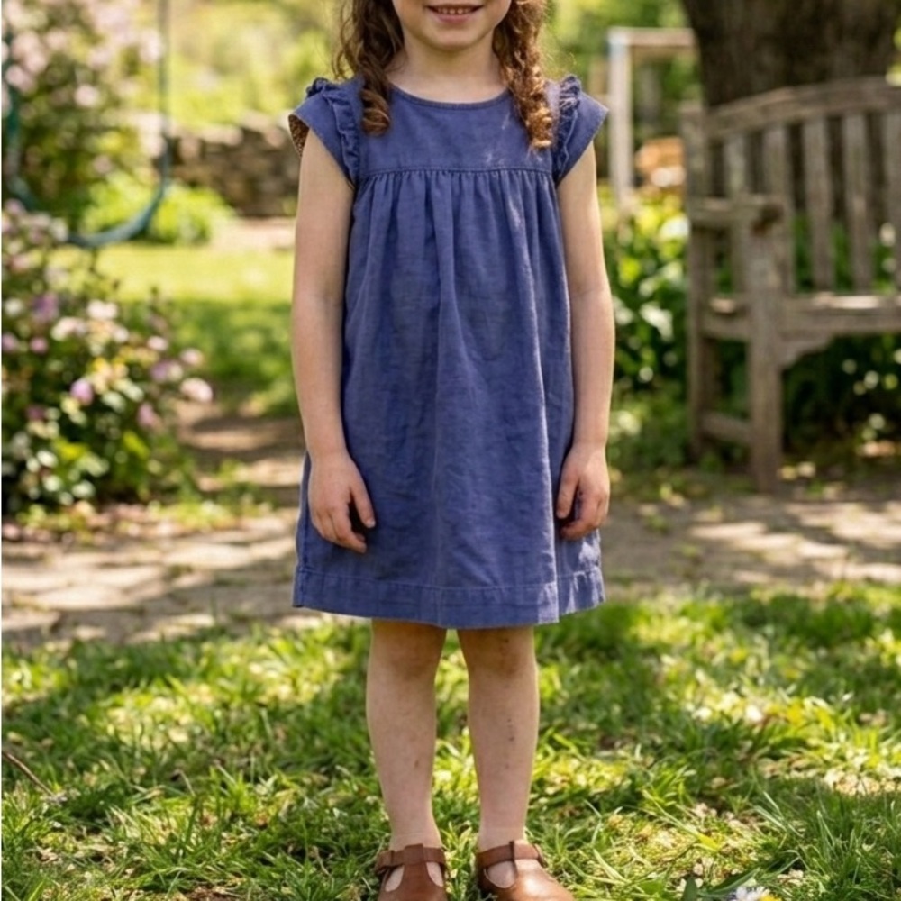 Mini Boden Purple Casual Kids Dress